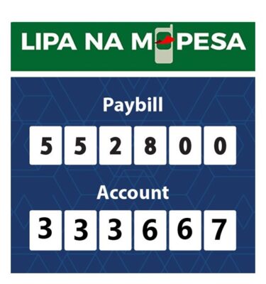 TDK Lipa na Mpesa payment Details